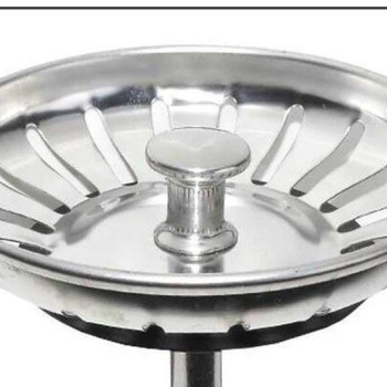 Filtr na kuchynský drez, nerezová oceľ, kryt zátky odtoku, model CFGLW, hmotnosť 0,2 kg, moderný minimalistický dizajn