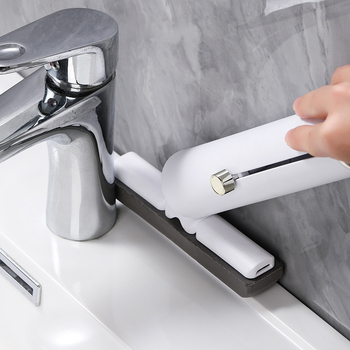 Σφουγγαρίστρα από πλαστικές ίνες βαμβακιού, πτυσσόμενη, 0,28 kg, κατάλληλη για κουζίνα και μπάνιο