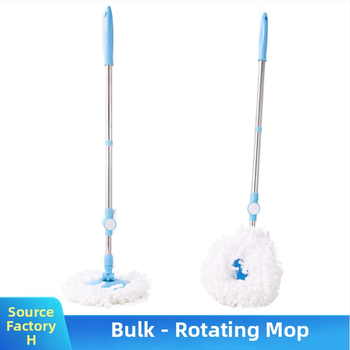 Sukamas mopas su nerūdijančio plieno strypu; mikropluošto galvutė; metalinis išspaudimo dėklas; išspaudimo lygis 70-80%.