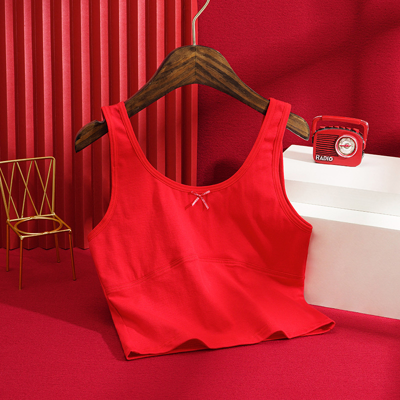 Laste puuvillane rinnahoidja tüdrukutele, täis kauss, ilma terasraamita, fikseeritud topeltõla õlad, hingav ja niiskust imav