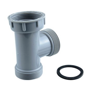 T-tee spojka pre kuchynský drez, PP, model T tee, Qingduo značka, moderný minimalistický štýl, 28,8 g