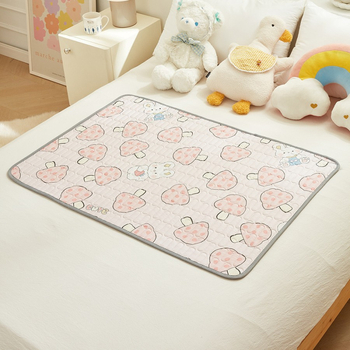 Divpusēja mazulim domāta mazgājama kokvilnas pamatplāksne, ārējais audums 100% kokvilna, pildījums kokvilna, pielāgojama apstrāde