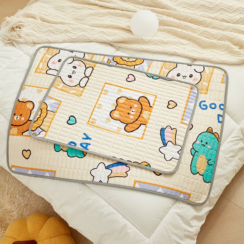 Divpusēja mazulim domāta mazgājama kokvilnas pamatplāksne, ārējais audums 100% kokvilna, pildījums kokvilna, pielāgojama apstrāde