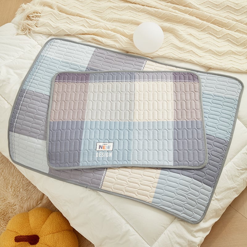 Divpusēja mazulim domāta mazgājama kokvilnas pamatplāksne, ārējais audums 100% kokvilna, pildījums kokvilna, pielāgojama apstrāde