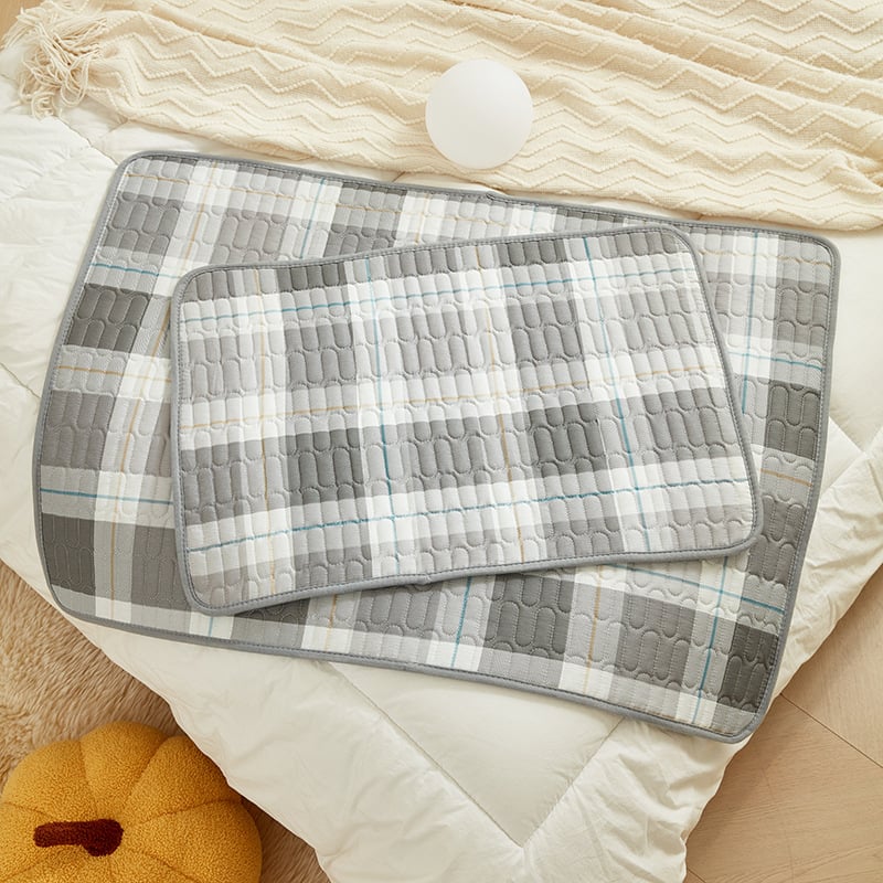 Divpusēja mazulim domāta mazgājama kokvilnas pamatplāksne, ārējais audums 100% kokvilna, pildījums kokvilna, pielāgojama apstrāde