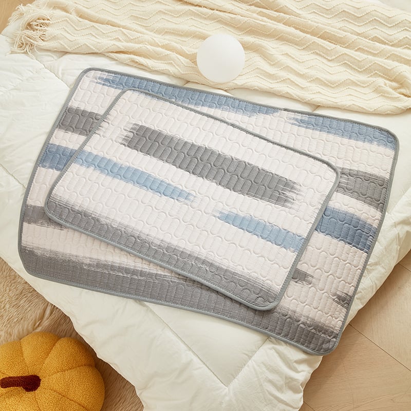 Divpusēja mazulim domāta mazgājama kokvilnas pamatplāksne, ārējais audums 100% kokvilna, pildījums kokvilna, pielāgojama apstrāde