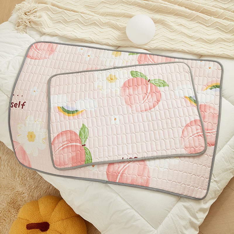 Divpusēja mazulim domāta mazgājama kokvilnas pamatplāksne, ārējais audums 100% kokvilna, pildījums kokvilna, pielāgojama apstrāde