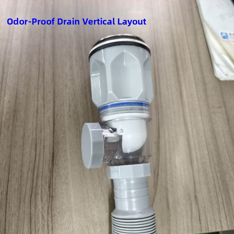 Drenáž proti zápachu pre umývadlo, S-oblúk odtok, ABS, XS-11, moderný dizajn