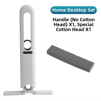 Galda mini mopis — saliekams, mikrofibra, teleskopiskais garums 295, plastmasas stienis, slodze 3 kg, žāvēšanas efektivitāte 70–80%