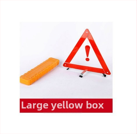 Automobilio trikojis įspėjimo ženklas, atšvaitinis, sulankstomas, iš plastiko