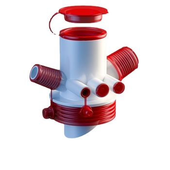 Триходов кухненски тройник за дренаж, ABS, P-образна форма, повдигащ тип, мултифункционален свързващ модул за мивка, съдомиялна машина и пречистител – Yayier bathroom