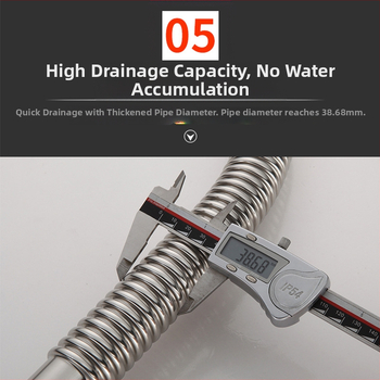 Dafeng roostevabast terasest kanalisatsiooni toru, S-kumerus, flip plate, kohandatav töötlemine