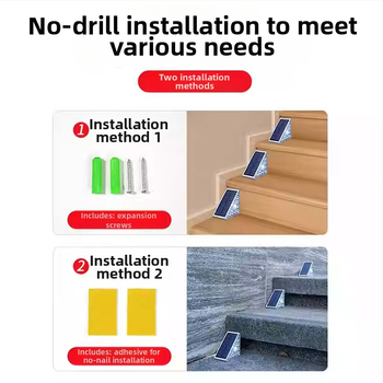 Solárne vonkajšie schodiskové svietidlo s šošovkou – IP66 vodeodolné, indukčný spínač, LED 2835, 1,2V, 6–12 hodín prevádzky, dekoratívne svetlo na schody dvora