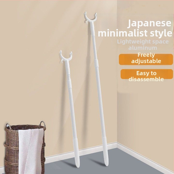 YUKANG WIN plastová tyč na pranie, predĺžená a odnímateľná, na sušenie na balkóne, moderný a jednoduchý štýl