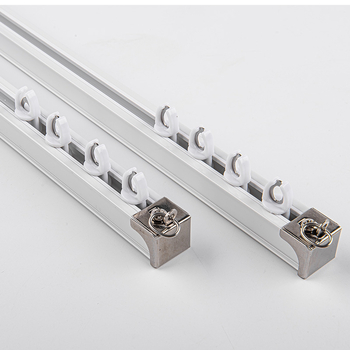 Cyg012 Šina za zavjese s magnetskim križnim kliznim sustavom, aluminijska legura, tih rad