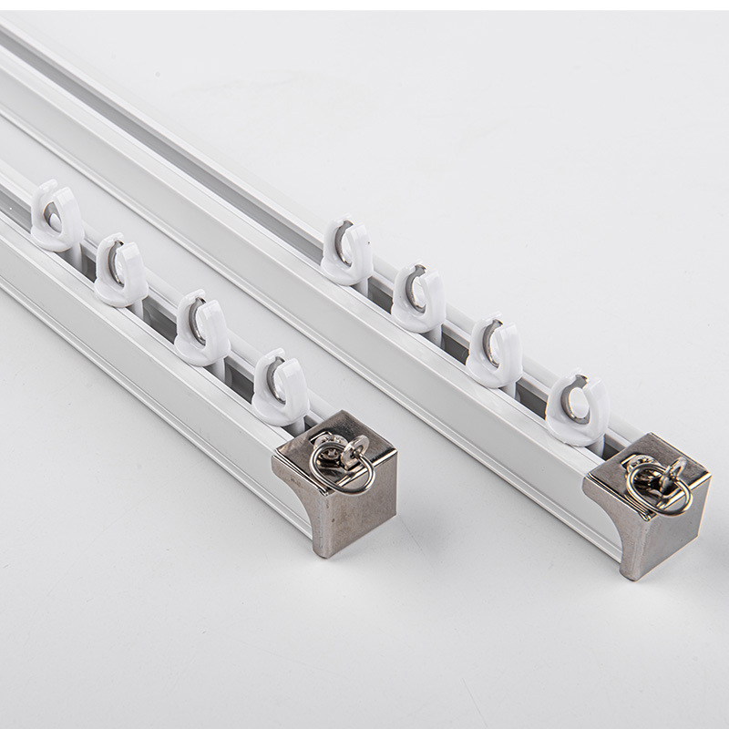 Cyg012 Šina za zavjese s magnetskim križnim kliznim sustavom, aluminijska legura, tih rad