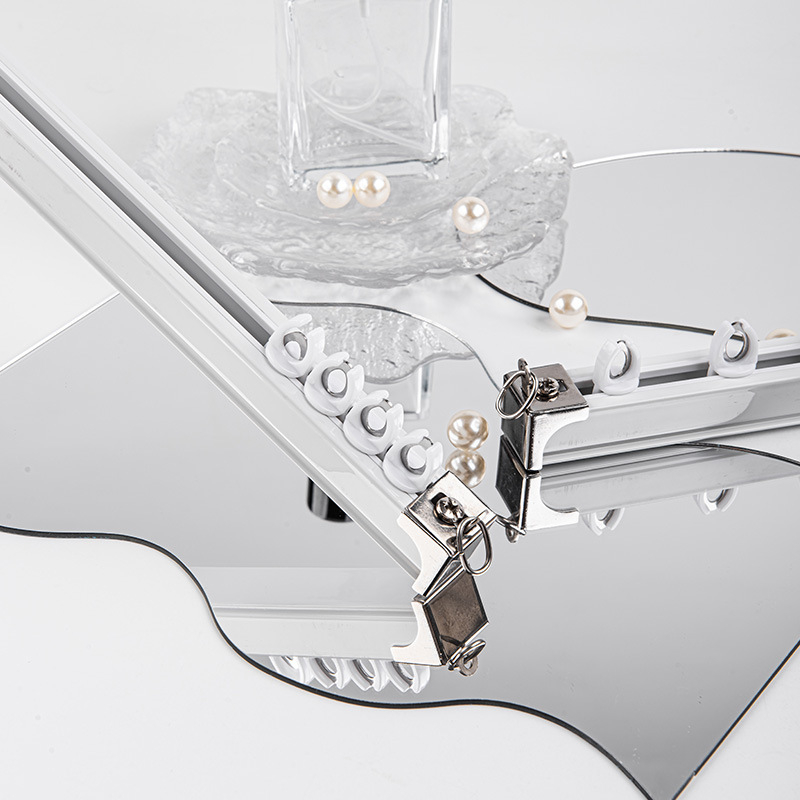 Cyg012 Šina za zavjese s magnetskim križnim kliznim sustavom, aluminijska legura, tih rad