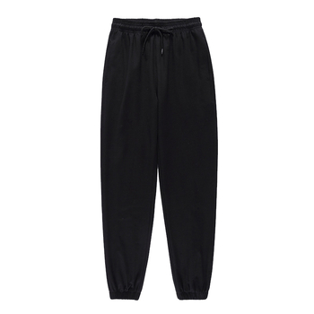 Pantaloni sport pentru femei din bumbac, croială lejeră, talie medie, subțiri, micro-elastici, conținut 95%+ bumbac
