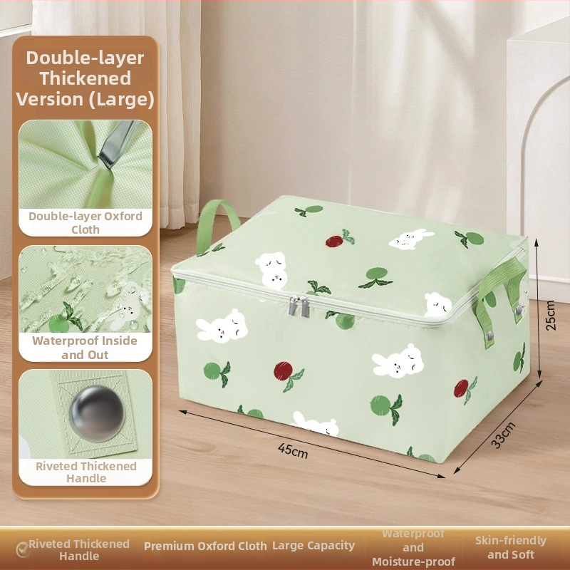 Tekide hoiukott kuubikujulise vormiga, veekindel ja niiskuskindel, 600D Oxford kangas, mitmekülgne tekkide ja riiete jaoks