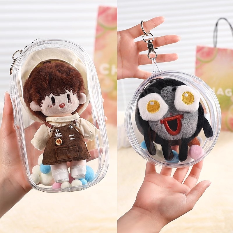 Hoiukott – PVC kuubikuvorm, Jimujia 001, mitmekülgne reiside jaoks, armsas multikas stiilis