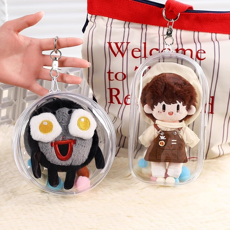 Hoiukott – PVC kuubikuvorm, Jimujia 001, mitmekülgne reiside jaoks, armsas multikas stiilis