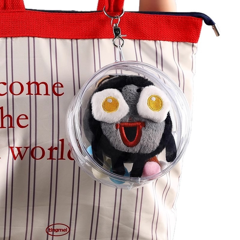 Hoiukott – PVC kuubikuvorm, Jimujia 001, mitmekülgne reiside jaoks, armsas multikas stiilis