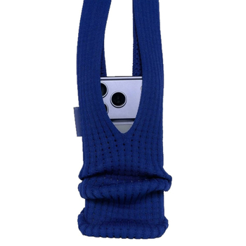 Mz mobiliojo telefono rankinė — vertikalios kvadrato formos, akrilinio pluošto, pamušalas iš nailono, miesto paprastumas, 2025 m. vasara