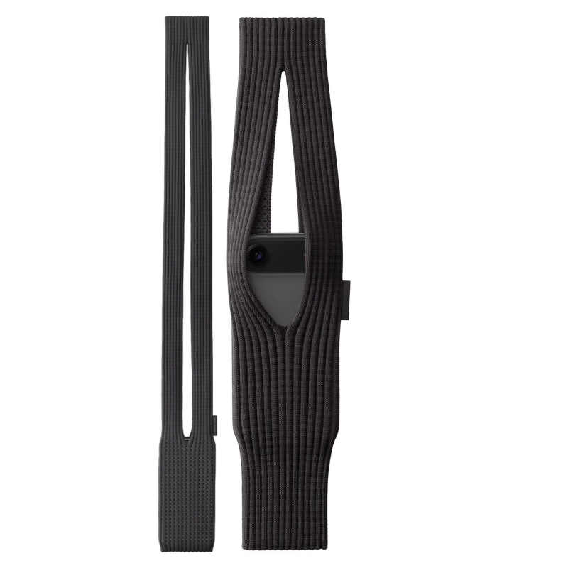 Mz mobiliojo telefono rankinė — vertikalios kvadrato formos, akrilinio pluošto, pamušalas iš nailono, miesto paprastumas, 2025 m. vasara