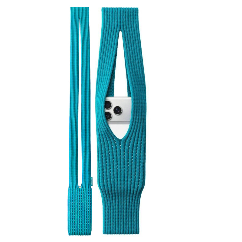 Mz mobiliojo telefono rankinė — vertikalios kvadrato formos, akrilinio pluošto, pamušalas iš nailono, miesto paprastumas, 2025 m. vasara