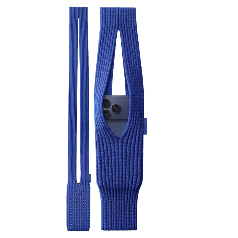 Mz mobiliojo telefono rankinė — vertikalios kvadrato formos, akrilinio pluošto, pamušalas iš nailono, miesto paprastumas, 2025 m. vasara