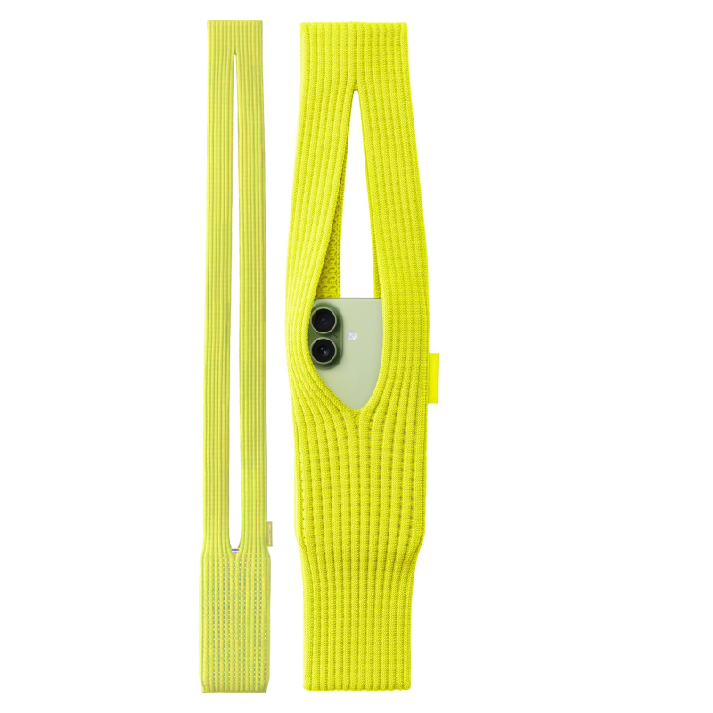 Mz mobiliojo telefono rankinė — vertikalios kvadrato formos, akrilinio pluošto, pamušalas iš nailono, miesto paprastumas, 2025 m. vasara