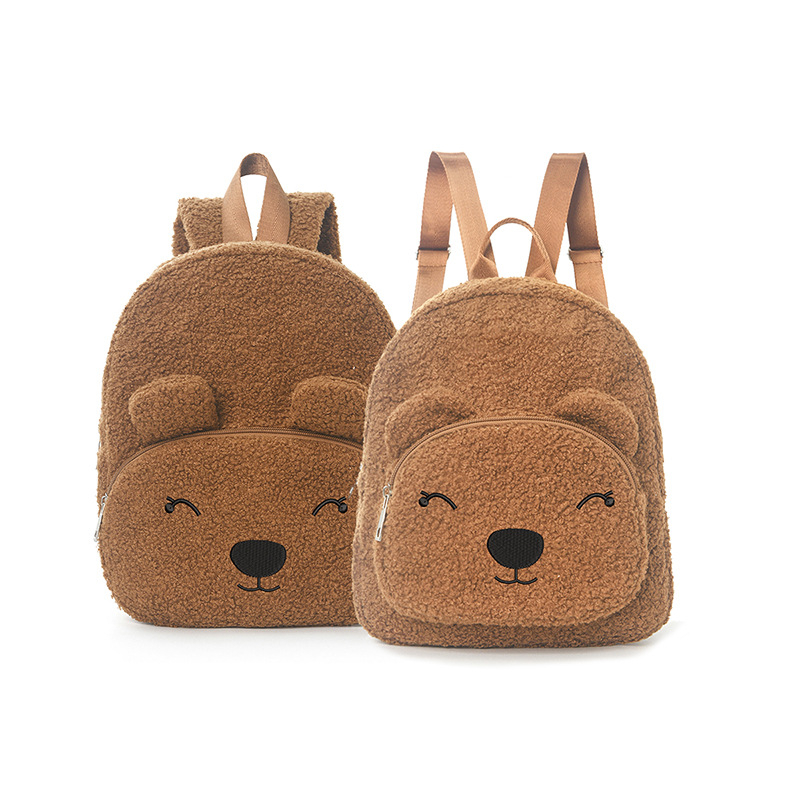 Bear Corduroy koolikott lastele, Unisex, 13-tolline sülearvuti, Maht alla 20 L, Õhupadi rihmad