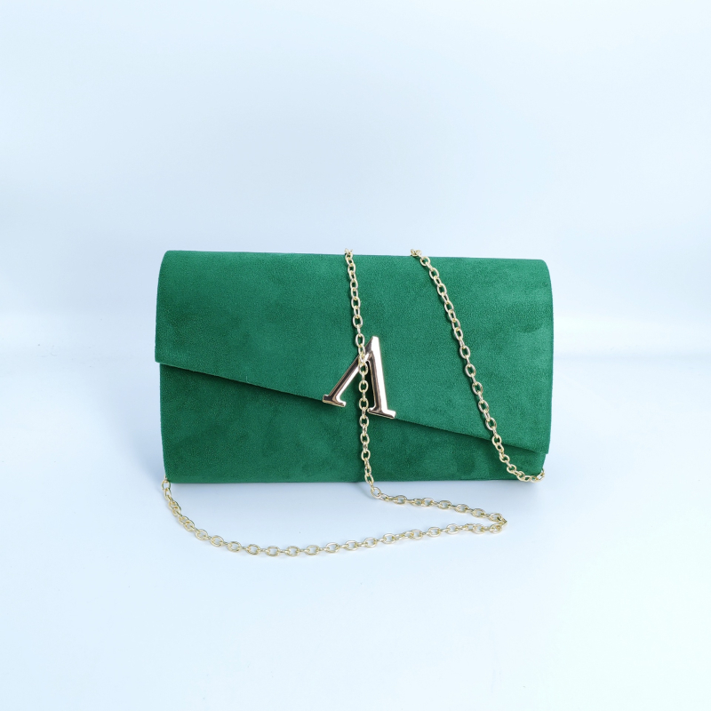 PU női estélyi cluth lánccal, V-alakú, vízszintes négyzet alakú táska, zárófedéllel, telefon- és ID-zsebek, poliészter bélés, háromdimenziós kivitel, 2024 tavasz