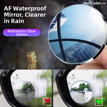 Mairich Automobilio galinio vaizdo veidrodėlis — apskritoji pagalbinė veidrodėlis aklajai zonai, ultra aiškus, 360° panoraminis platus kampas, su siurbimo kilpa