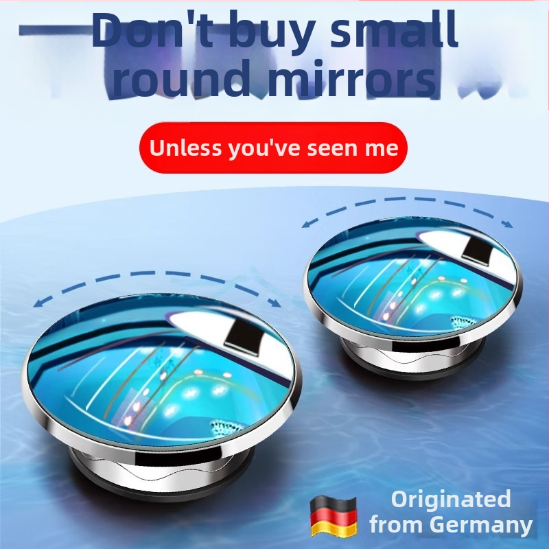 Mairich Automobilio galinio vaizdo veidrodėlis — apskritoji pagalbinė veidrodėlis aklajai zonai, ultra aiškus, 360° panoraminis platus kampas, su siurbimo kilpa