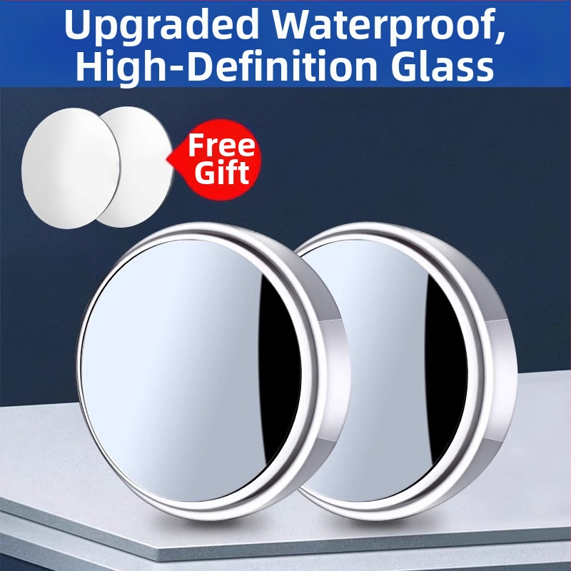 Mairich Automobilio galinio vaizdo veidrodėlis — apskritoji pagalbinė veidrodėlis aklajai zonai, ultra aiškus, 360° panoraminis platus kampas, su siurbimo kilpa