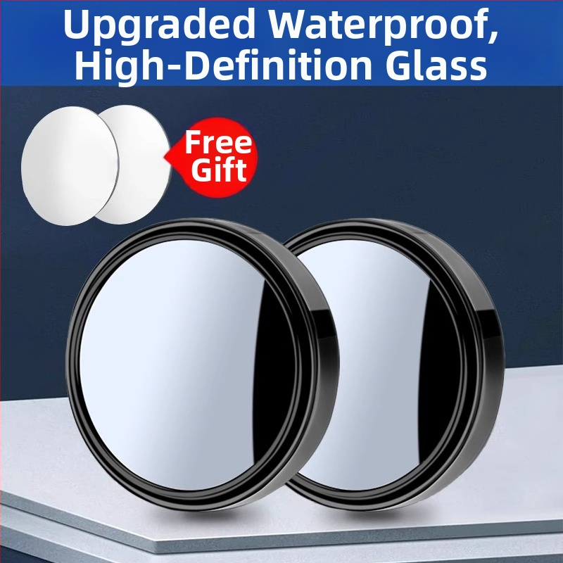 Mairich Automobilio galinio vaizdo veidrodėlis — apskritoji pagalbinė veidrodėlis aklajai zonai, ultra aiškus, 360° panoraminis platus kampas, su siurbimo kilpa