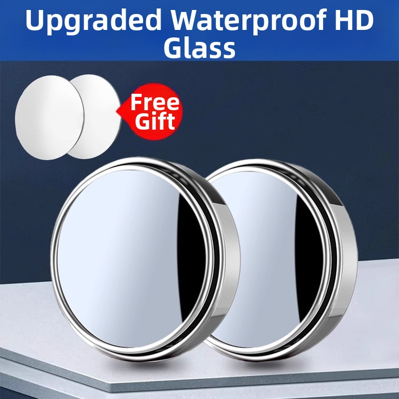 Mairich Automobilio galinio vaizdo veidrodėlis — apskritoji pagalbinė veidrodėlis aklajai zonai, ultra aiškus, 360° panoraminis platus kampas, su siurbimo kilpa