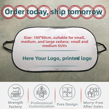 Automobilio saulės skydelis su klipu montavimu, universalus tvirtinimas, vientisas atspalvis, sidabro juostos medžiaga, svoris 150 g