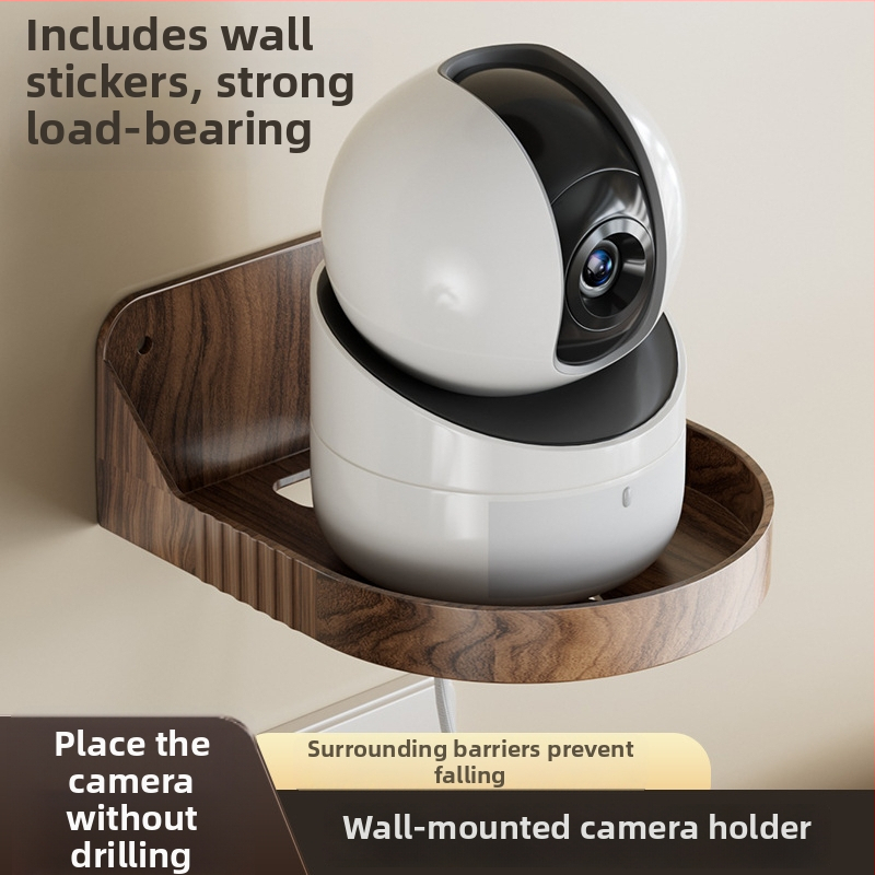 Seinapealne kaamera riiul ruuteri kasti hoidjaga, puurimivaba, ABS-materjal, 1 kiht