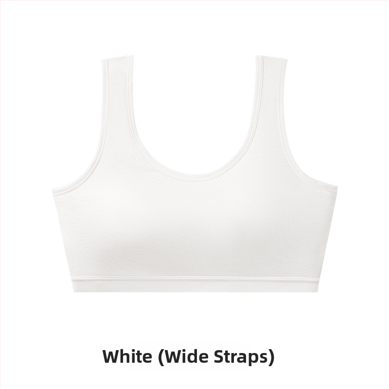 Juhtmevaba treeningrinnahoidja teismelistele, täiskupp, ultraõhukesed vormitud kupid, viskoosest materjal, fikseeritud õlapaelad, hingav ja mugav