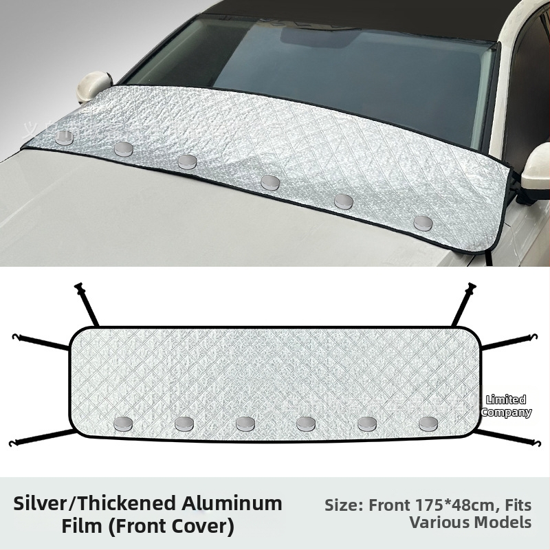 Automobilio priekinio stiklo saulės skydelis iš aliuminio folijos, grotelės raštas, montavimo tipas: dengiamasis, paprastas stilius