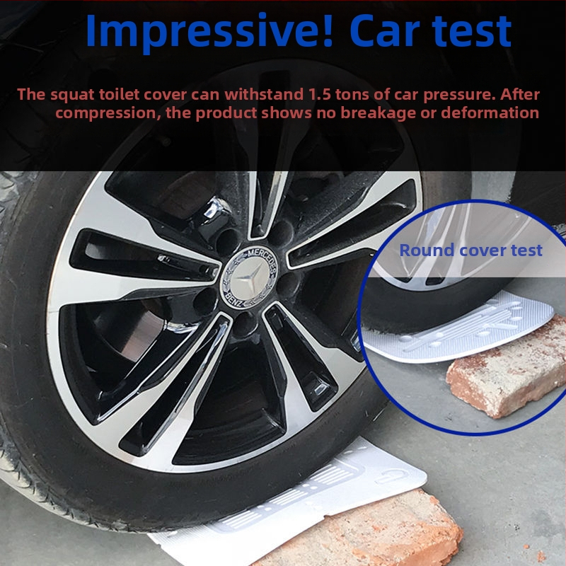 Capac de toaletă din plastic pentru buda cu deodorizant, potrivire universală, fără rezervor de apă, OEM