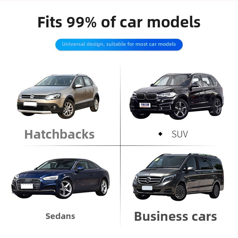 Auto päikesekaitse tagase akna jaoks imava kinnitus, paks läbimatu materjal, universaalne sobivus