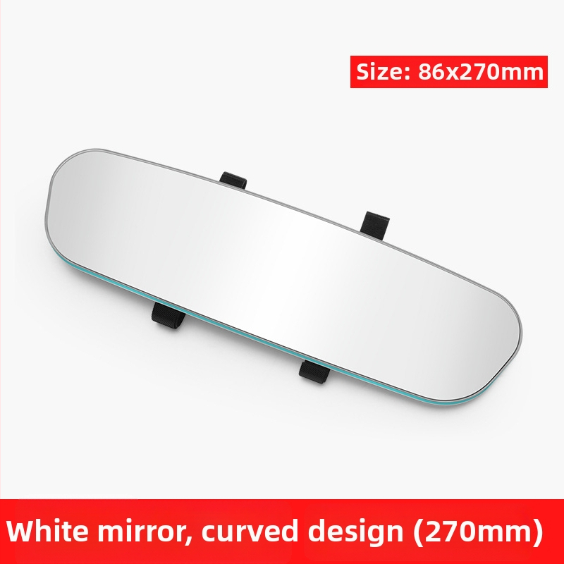 Automobilio vidaus galinio vaizdo veidrodėlis su išlenkta paviršiumi, HD stiklas su antiatspindėjimo danga, itin siauras rėmas, reguliuojami kampai