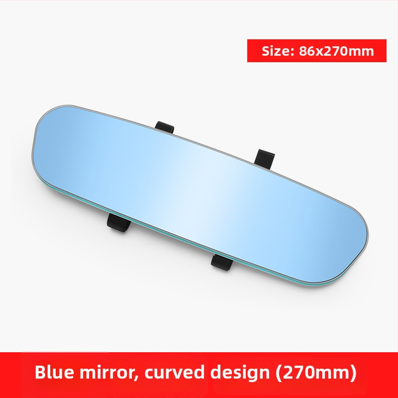 Automobilio vidaus galinio vaizdo veidrodėlis su išlenkta paviršiumi, HD stiklas su antiatspindėjimo danga, itin siauras rėmas, reguliuojami kampai