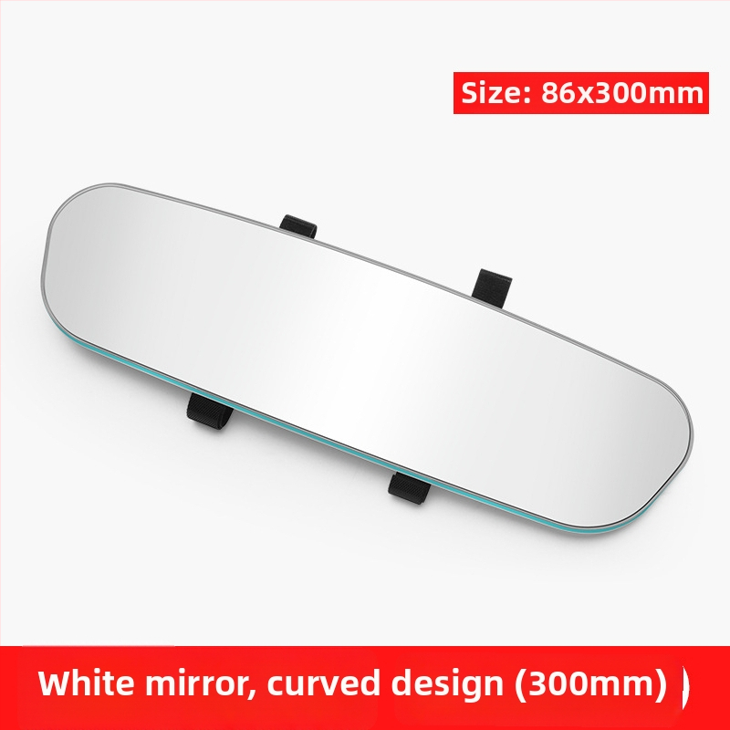 Automobilio vidaus galinio vaizdo veidrodėlis su išlenkta paviršiumi, HD stiklas su antiatspindėjimo danga, itin siauras rėmas, reguliuojami kampai