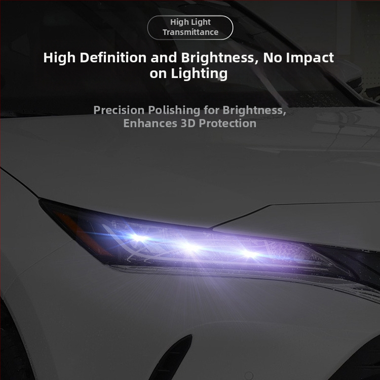 Automobilių ir motociklų žibintų apsauginė plėvelė, TPU plėvelė keičianti spalvą pagal šviesą