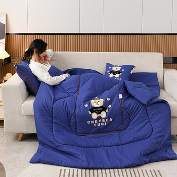 Vankúšová prikrývka na štyri ročné obdobia, výplň zo hedvábno-bavlneného vlákna, viacúčelová, sviež štýl