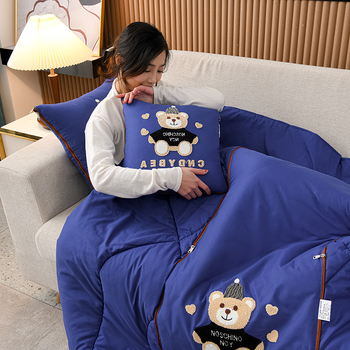 Vankúšová prikrývka na štyri ročné obdobia, výplň zo hedvábno-bavlneného vlákna, viacúčelová, sviež štýl